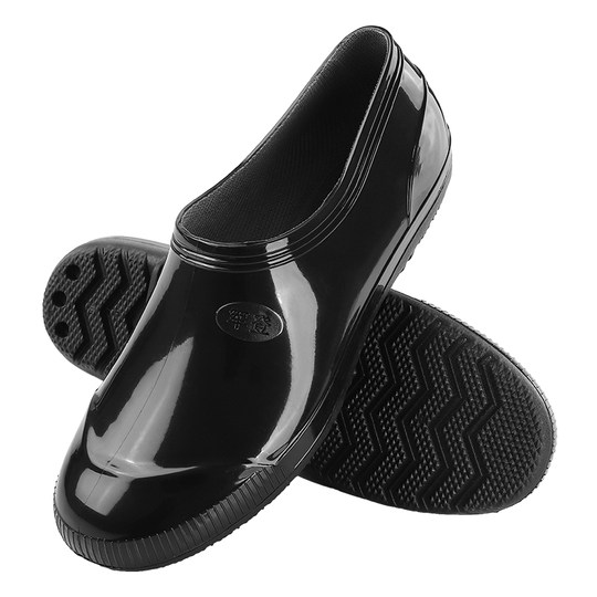 Regenstiefel niedrig geschnittene Regenstiefel Wasserschuhe Herren Kurzschlauch warm wasserdicht flach Überschuhe rutschfeste Küchenarbeitsschuhe Sommer baumwollfrei