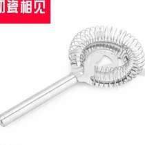 First porcelain phase See round handle Stainless Steel Filter Ice filter Wine Mixing Wine Tool FILTER SCREEN ICE SEPPULATION BAR PRACTICAL