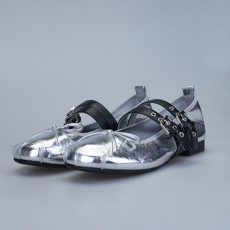 小漫2026春季新款复古蝴蝶结平底单鞋女浅口芭蕾舞鞋舒适轻便女鞋,淘宝优惠券,粉丝福利购,淘宝优惠卷