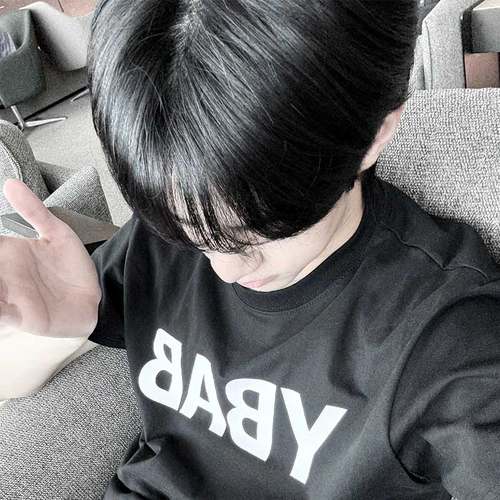 TWS金道勋街拍衣服同款短袖T恤纯棉字母印花宽松上衣男女夏打底衫 - 图2