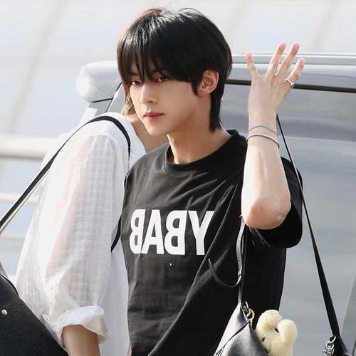 TWS金道勋街拍衣服同款短袖T恤纯棉字母印花宽松上衣男女夏打底衫 - 图0