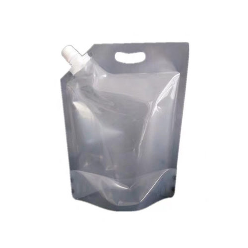 500ml1kg2kg透明塑料吸嘴自立袋啤酒袋火锅饮料袋豆浆牛奶打包袋 - 图3