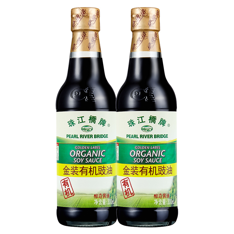 珠江桥牌有机酱油300mlx2特级生抽大豆酿造豉油炒菜凉拌非海盐 - 图3