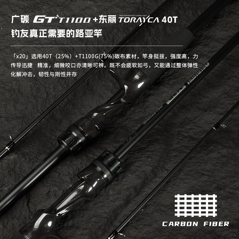 吉渔X20 路亚竿高强度碳素枪直柄远投虫杆鳜鱼竿泛用轻量化超快调,淘宝优惠券,粉丝福利购,淘宝优惠卷