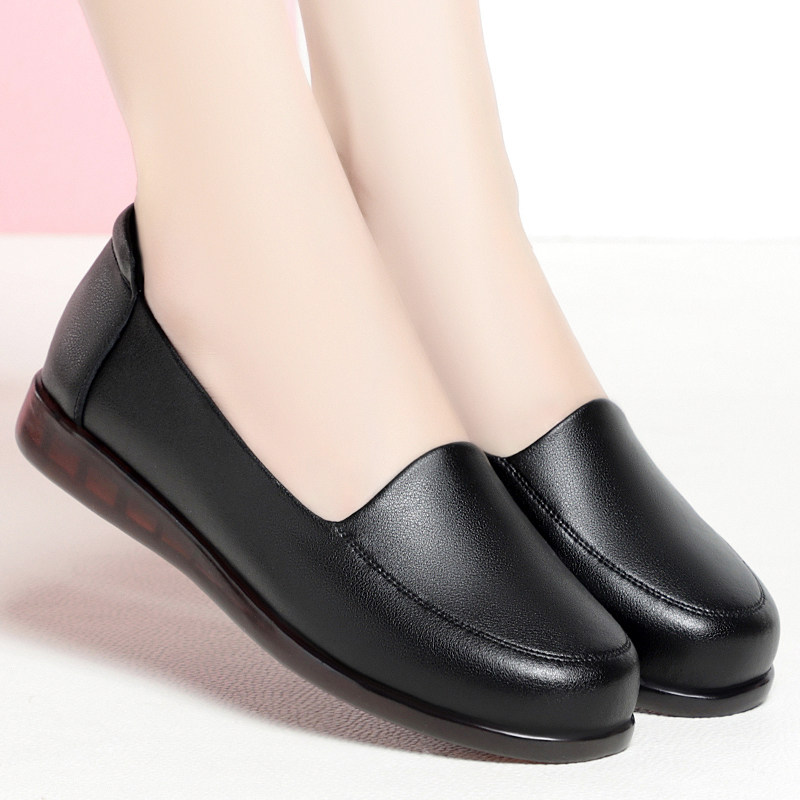 妈妈皮鞋真皮软底防滑中老年单鞋舒适老人大码女鞋41平底43鞋子42,淘宝优惠券,粉丝福利购,淘宝优惠卷