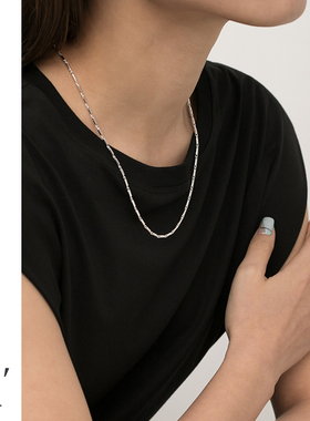 气质简约素链春夏叠戴酷飒项链