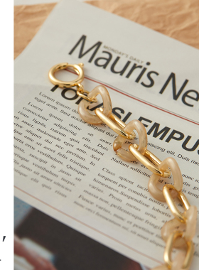 独特亚克力欧美时尚感装饰品手链