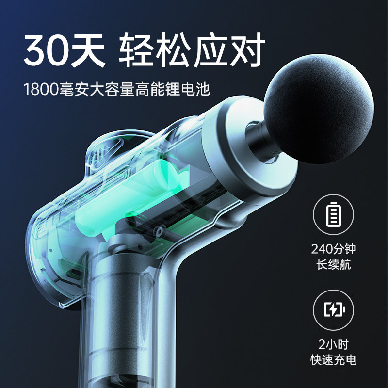 奥克斯专业筋膜枪肌肉放松按摩器仪迷你肌膜枪颈膜抢男女静音电动,淘宝优惠券,粉丝福利购,淘宝优惠卷