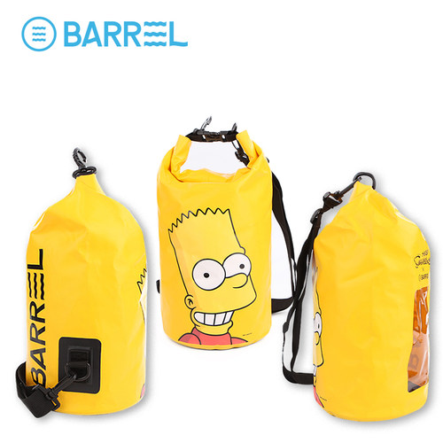 韩国BARREL辛普森家族限量款浮潜游泳装备手提包单肩户外包防水包 - 图0