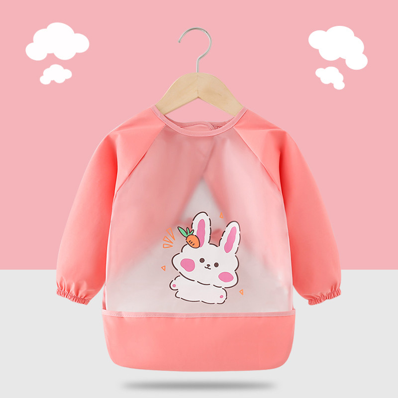 宝宝吃饭罩衣围兜男防水防脏长袖女儿童围裙反穿衣婴幼儿辅食护衣,淘宝优惠券,粉丝福利购,淘宝优惠卷