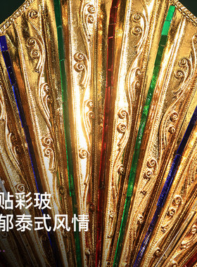 异丽泰国木雕东南亚风桌面摆件