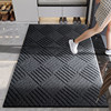Anti-slip and wear-resistant floor mat for luxury home entrance door can be cut