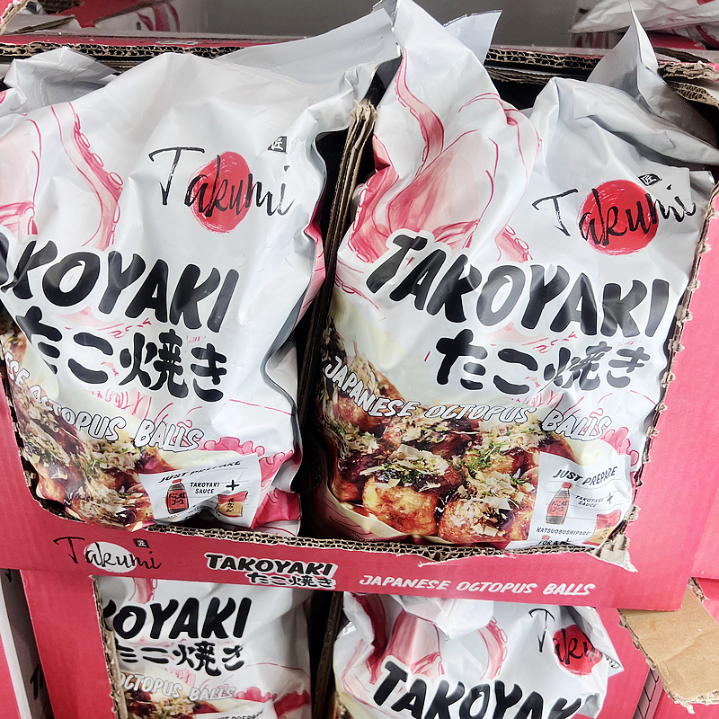 Costco开市客越南TAKUMI TAKOYAKI章鱼小丸子50颗1.5K面米熟制品-图3