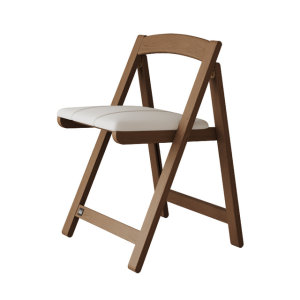 山姆代顾家家居皮革实木人体工学靠背折叠椅子餐椅凳子书椅休闲椅