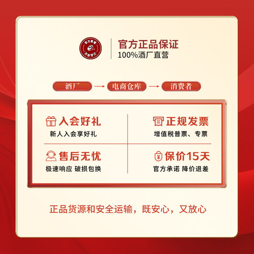 【酒厂自营】今世缘42度典5浓香型白酒整箱500ml*6官方送礼正品-图3