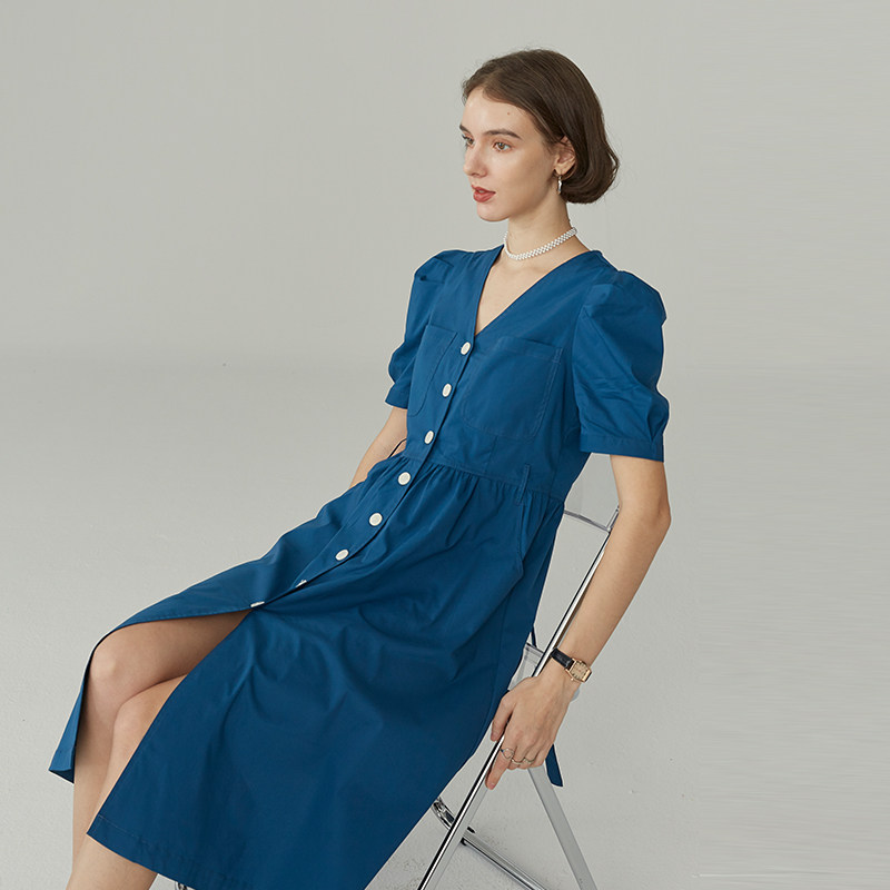 阿cir法式小众2020夏季新款连衣裙 circlofy服饰连衣裙