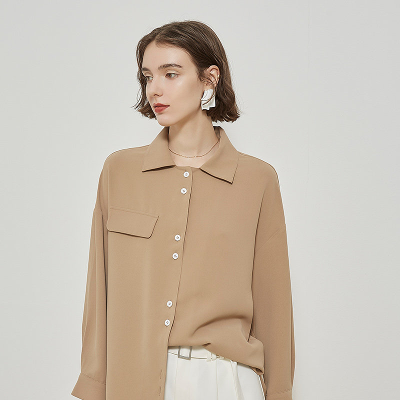 阿cir港风女设计感小众轻熟衬衫 circlofy服饰衬衫