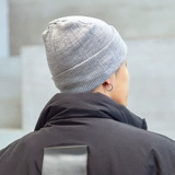 Мужская шерстяная зимняя японская кепка, удерживающая тепло демисезонная вязаная шапка