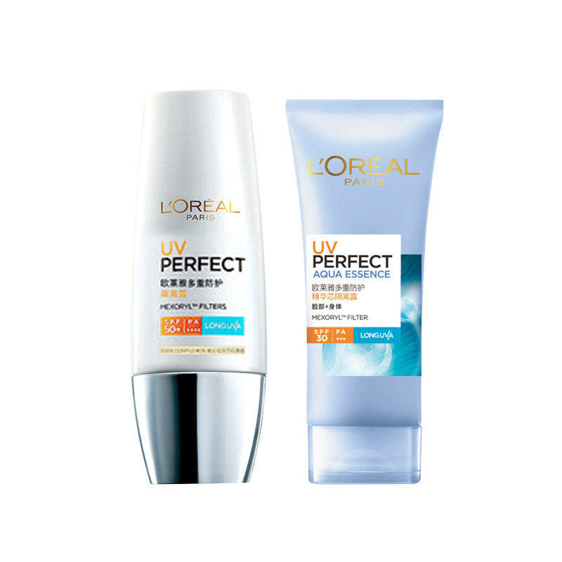 欧莱雅多重防护隔离露象牙色防晒霜 颐央化妆品防晒霜