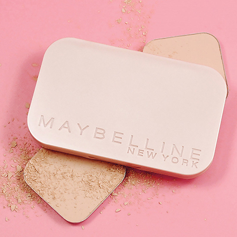 美宝莲梦幻丝绒蜜盒粉饼控油遮瑕 颐央化妆品粉饼