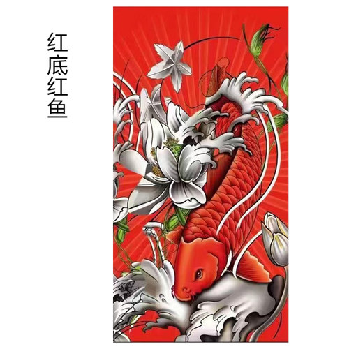 钓箱盖3D贴纸防水立体耐磨28L29L30L32L上盖个性贴纸垂钓用品包邮 - 图1