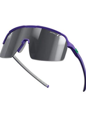 代购JULBO女士太阳镜防雾抗冲击偏光防紫外线紫色大框轻量