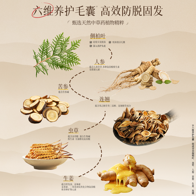 舒蕾生姜防脱固发洗发水控油蓬松氨基酸防脱头发洗发露官方旗舰店