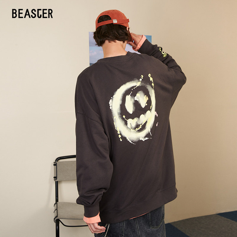 beaster小恶魔笑脸套头舒适潮卫衣 beaster卫衣