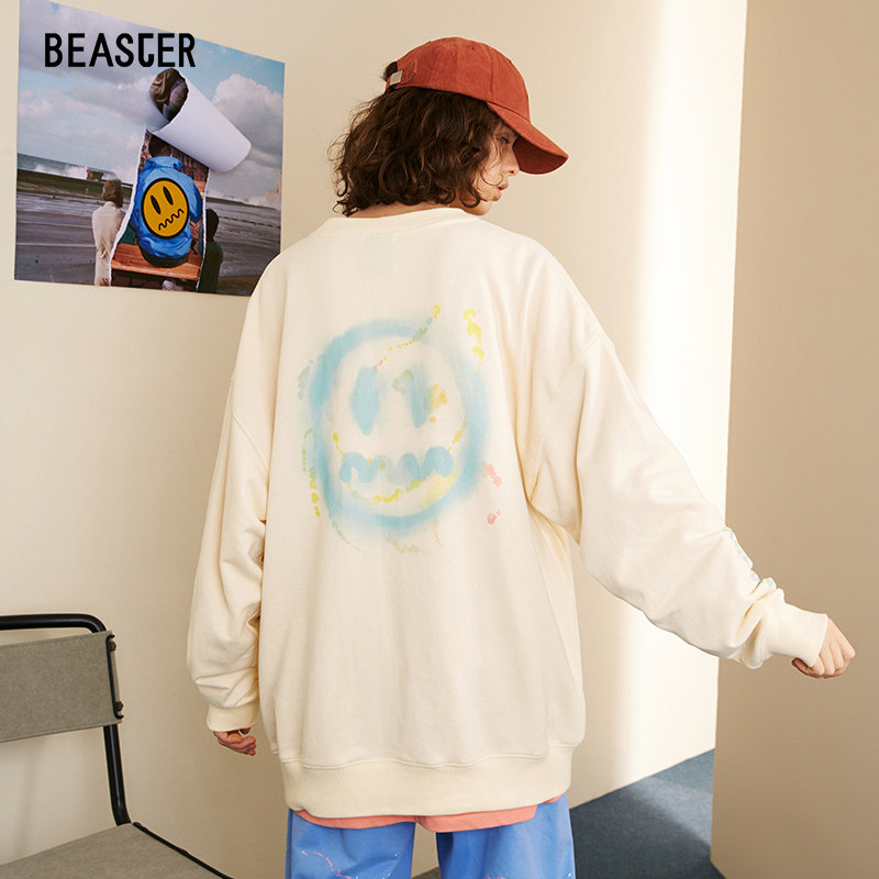 beaster小恶魔笑脸套头舒适潮卫衣 beaster卫衣