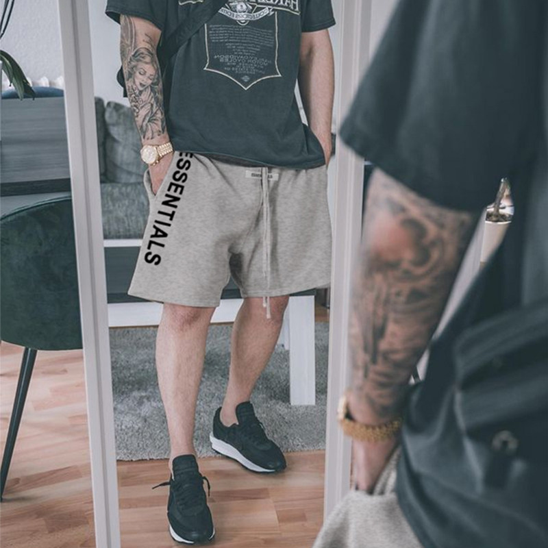 ESSENTIALS复线运动短裤高街夏季新款健身跑步五分裤休闲宽松弹力,淘宝优惠券,粉丝福利购,淘宝优惠卷