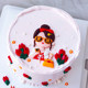 Baking Cake Decoration Ornaments Rich Woman Get Rich Plug-in