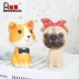 Net đỏ con chó hoàng đạo bé sinh nhật trang trí bánh trang trí lắc đầu đồ trang trí 100 một trăm ngày tuổi plug-in - Trang trí nội thất
