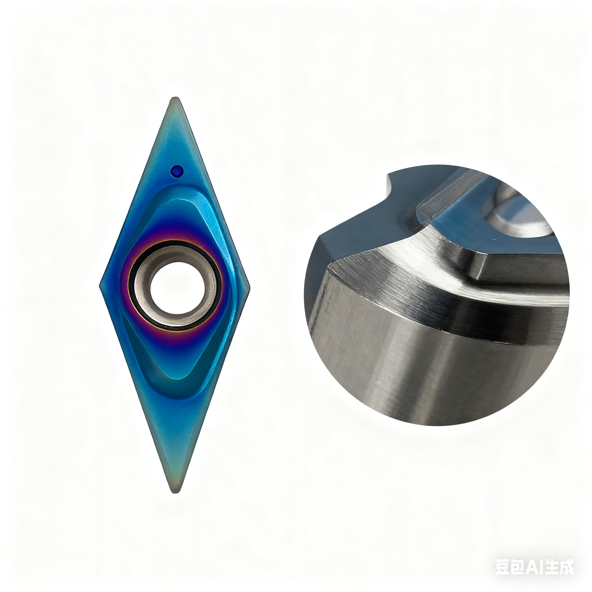 菱形内孔刀片vcgt160404走心机加工翘角数控外圆精车刀片镗孔刀片 - 图3