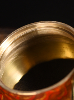 大漆香炉香道茶道装饰摆件工艺