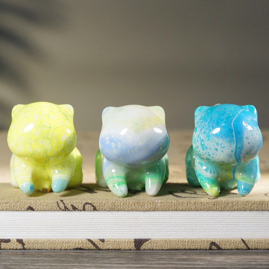 Lacquer bleaching paint puppy cat handmade desktop ornaments crafts gift cute gift girls decorative ornaments