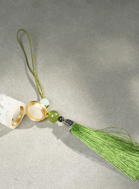 复古镂空夜光石莲花香囊吊坠光感变色夜光压襟香囊球挂件随身佩戴