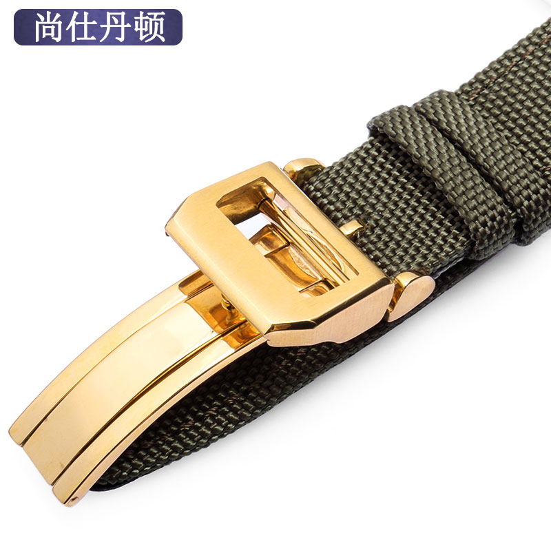 万国尼龙帆布适配飞行员系列手表带 尚仕丹顿配件