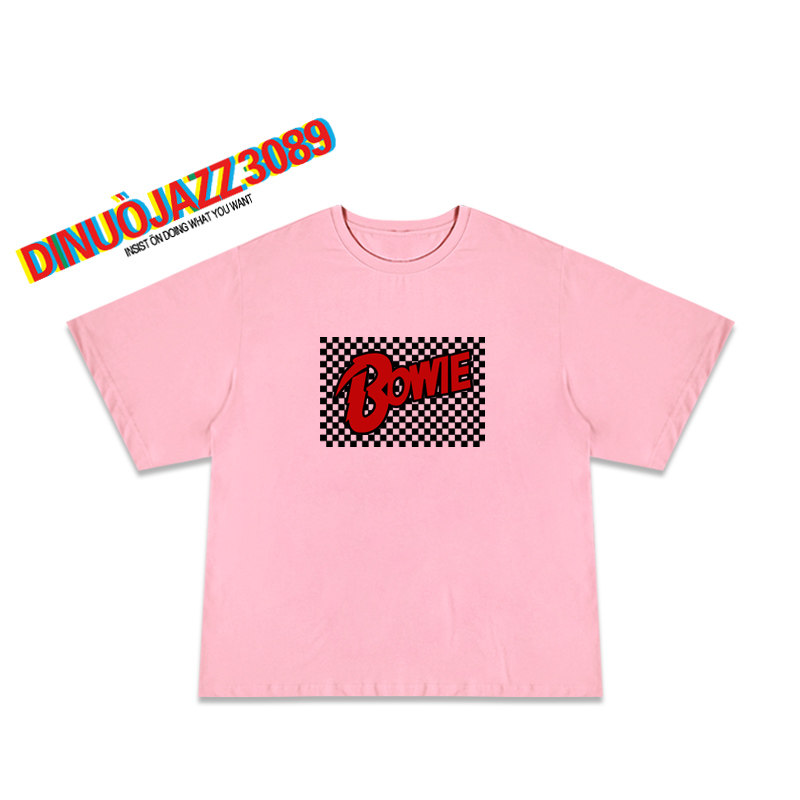 华丽摇滚宗师david bowie宽松t恤 迪诺爵士T恤