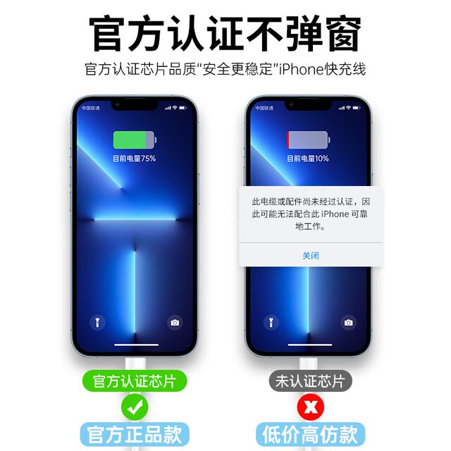 适用苹果14数据线iPhone15快充11promax手机12充电线器7p正品13加长原8plus装闪充PD20w头iPad平板2米XR冲X电