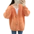 Áo sơ mi nữ mùa thu lưới đỏ áo len cardigan 2019 mới v-cổ mỏng phần đan áo khoác nữ thủy triều - Cardigan áo len form rộng Cardigan