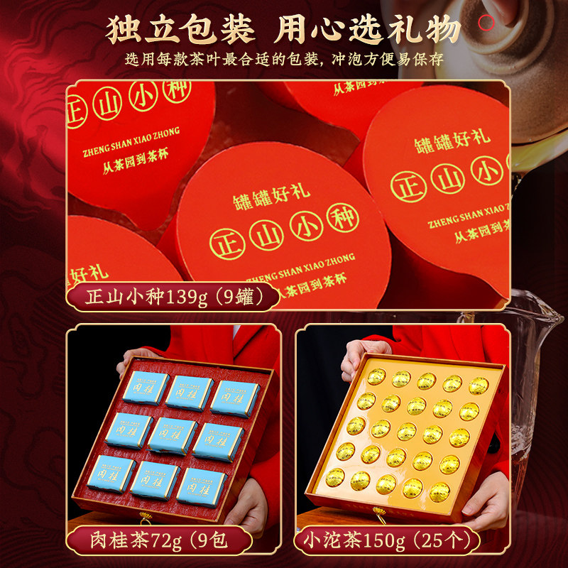 年会礼品送爸爸送礼长辈生日实用的父亲高档客户茶叶礼盒伴手礼