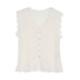 NEELLY Nali Shopping Mall's new summer style of high-elastic bubble knitted lace vest women's comfort top