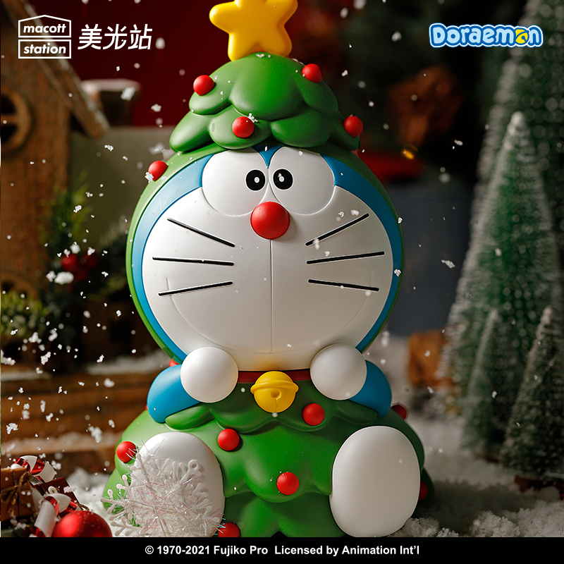 美光站 哆啦A梦圣诞节系列-迷你圣诞树、雪人 现货出售 - 图1