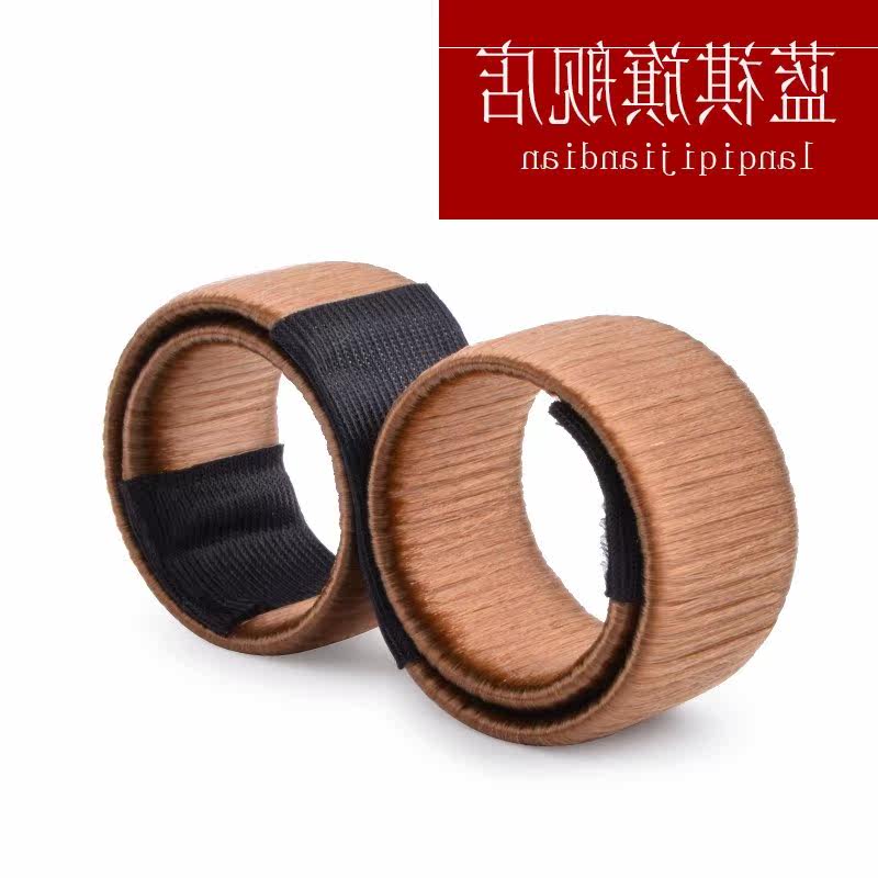 新款速成法式卷发宝丸子头花苞头 紫尚轩发饰