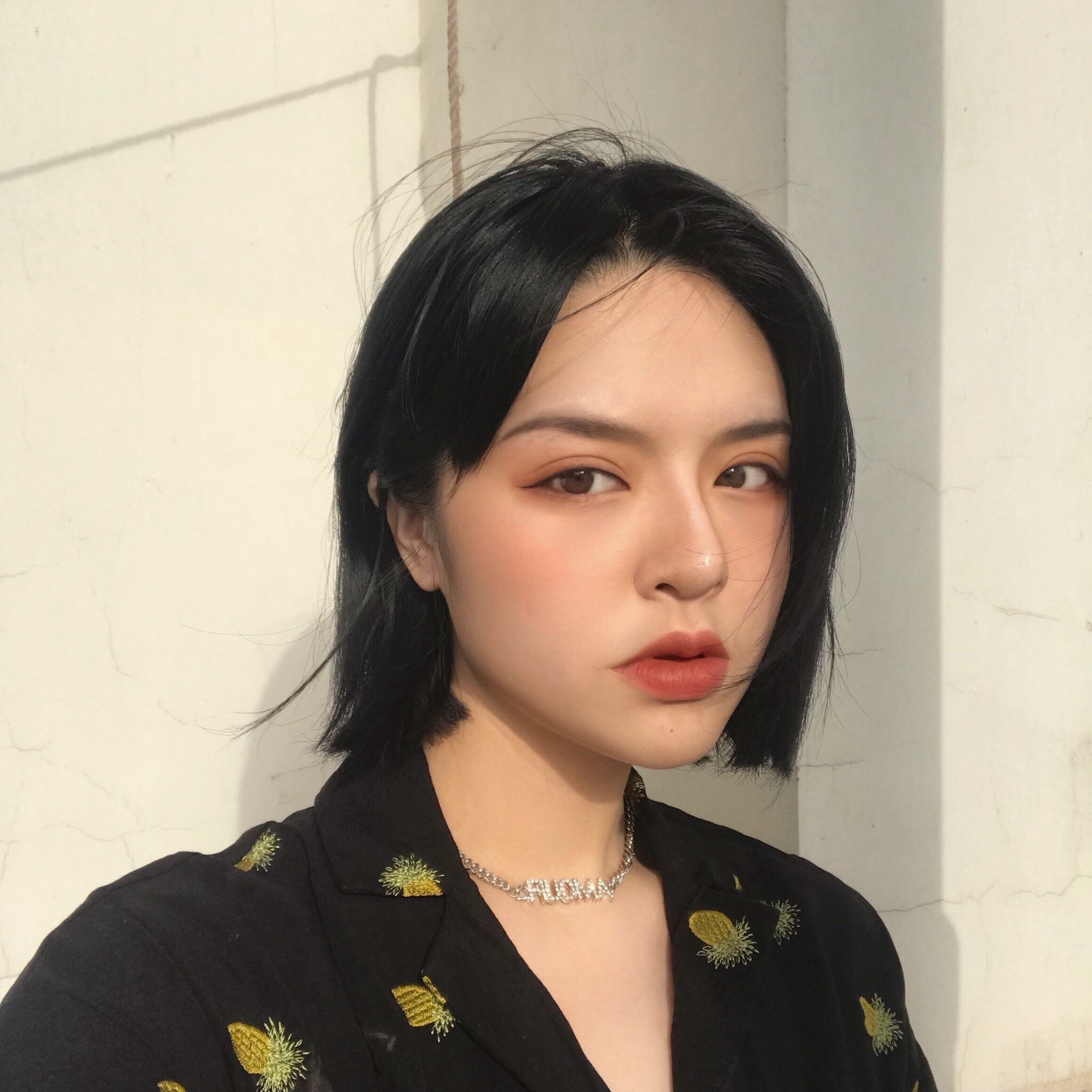 兽志韩国个性街头风性感水钻锁骨链 紫尚轩项链