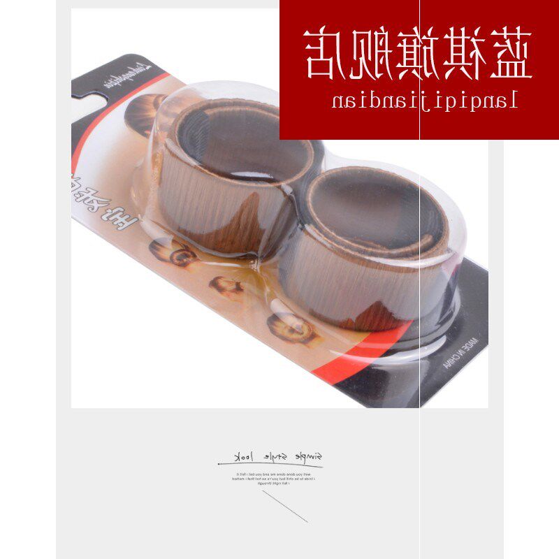 新款速成法式卷发宝丸子头花苞头 紫尚轩发饰