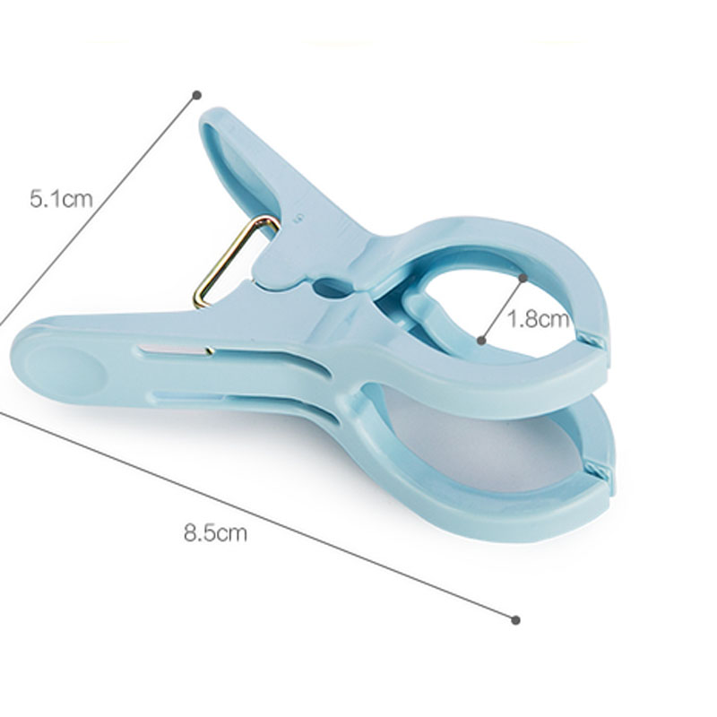 日本LEC小号晒衣夹塑料衣夹晾晒夹子晒衣夹防风晾衣被子夹 6个装 - 图3