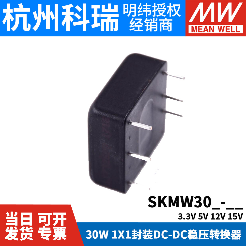 明纬SKMW/DKMW模块电源30F/30G-03/05/12/15 30W 3.3/5V - 图2