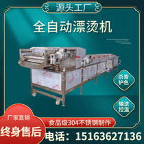 Large Fairy Grass Frozen Yogurt Chicken Claw Pasteurized Wire Konjac Vegan Wool Belly Blanching Cooling Equipment Corn Pre-Cooking Machine