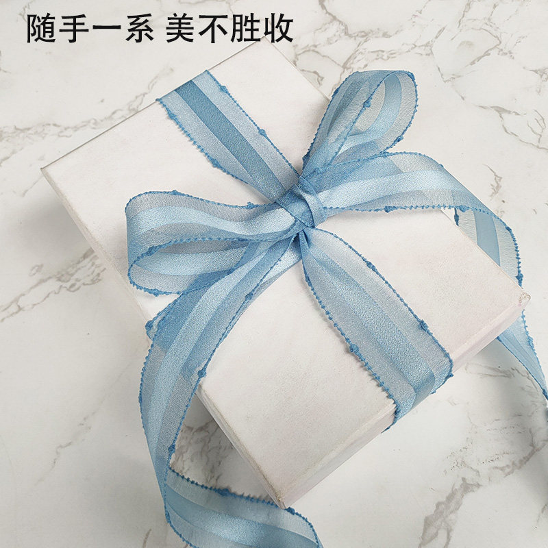 精美礼物鲜花丝带手工DIY发饰蝴蝶结材料烘焙蛋糕礼品盒装饰缎带_虎窝淘